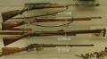 Krag-Jørgensen, Krag-Petersson, Jarman M1884 and Remington M1867.jpg