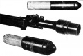 Type 2 rifle grenade launcher and grenades.jpg